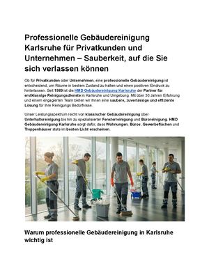 Professionelle Gebäudereinigung Karlsruhe Für Privatkunden Und Unternehmen