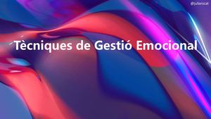 Tècniques De Gestió Emocional