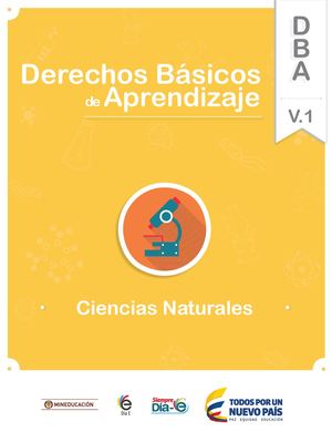 Derechos Basicos De Aprendizaje Ciencias