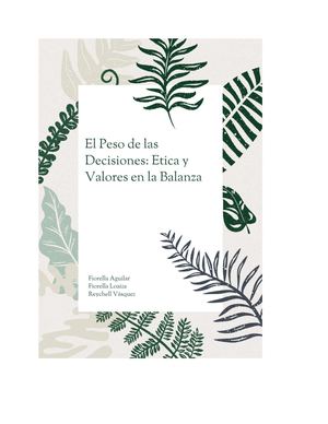 El Peso de las Decisiones: Ética y Valores en la Balanza