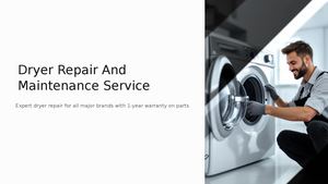 Dryer Repair and Maintenance Service