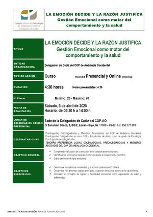 Id 890 La Emocion Decide y la Razón Justifica