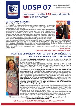 Lettre D'information N°2 UDSP 07