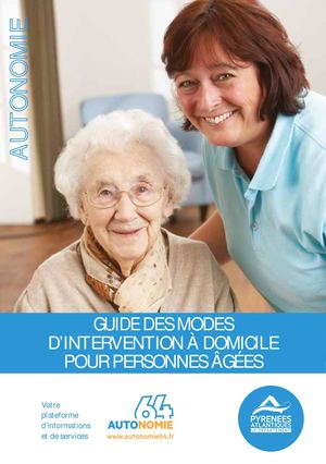 Guide des modes d'intervention à domicile pour personnes âgées