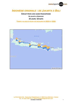 Indonésie Originale, De Jakarta à Bali