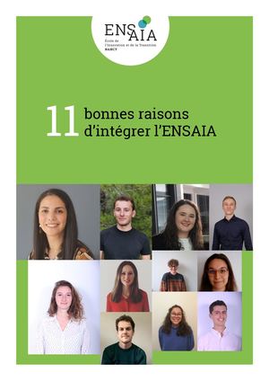 11 bonnes raisons d'intégrer l'ENSAIA