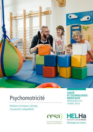 Bachelier en Psychomotricité – Santé HELHa Montignies-sur-Sambre