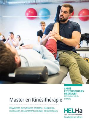 Master en Kinésithérapie – Santé  HELHa Montignies-sur-Sambre