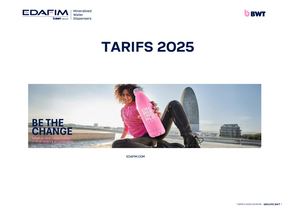 Edafim Fontaines Et Accessoires Tarifs 2025