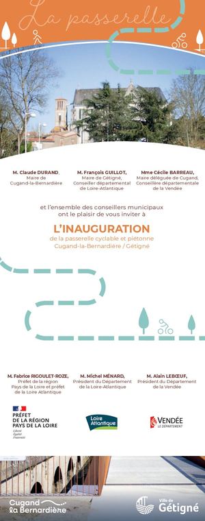 Invitation Inauguration Passerelle Du 19 Avril 2025