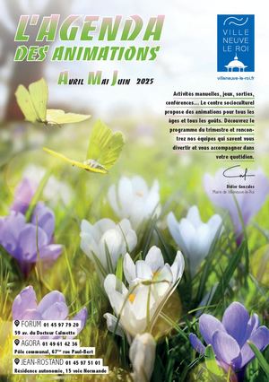 Agenda Trimestriel Avril-Mai-Juin 2025