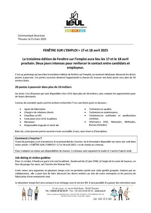 2025 Cp Fenetre Sur Lemploi