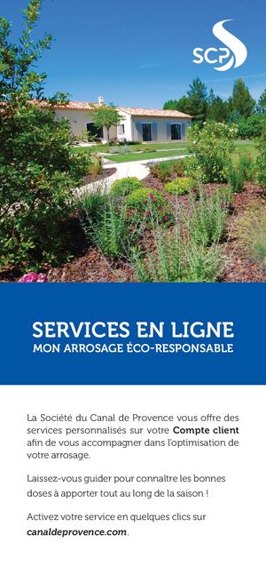 Dépliant Mon arrosage éco-responsable