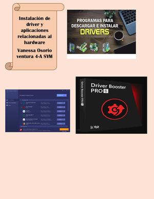 Instalacion De Drivers Y Aplicaciones Relacionadas Al Hardware