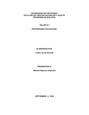 Propiedades Coligativas