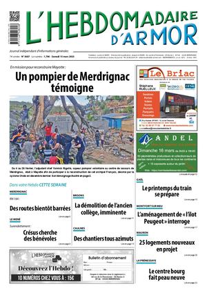 L'Hebdomadaire d'Armor n°3687 du samedi 22 mars 2025