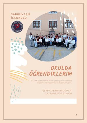 3 G Sinifi Dergi̇si̇