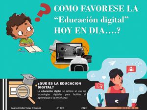 Como Favorese La EDUCACION DIGITAL