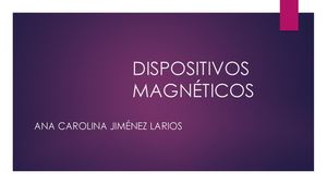 Dispositivos Magnéticos