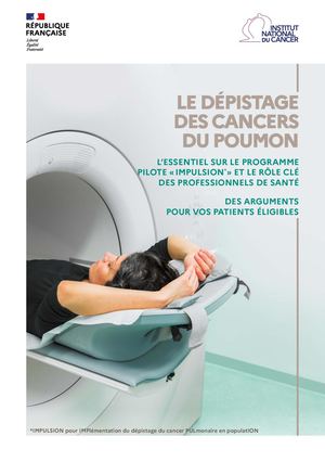 Le dépistage des cancers du poumon