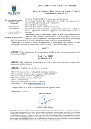 Am N°2025 73 Stat Rm 2210 Permanence Mobile Tivoli