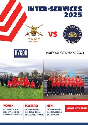 Army V Royal Navy Inter Services 2025