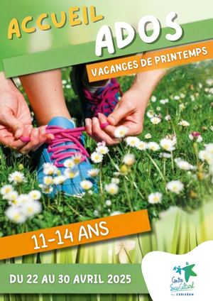Plaquette Printemps 2025 Ados - 14 ans