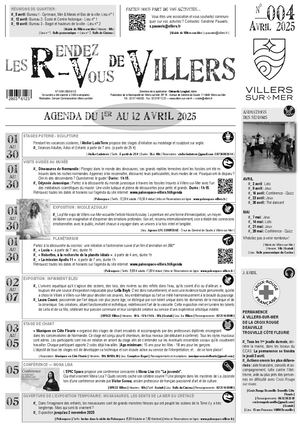 Les Rendez Vous De Villers N°04 Avril 2025