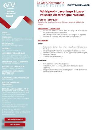 ELECTRO - Lave-linge & Lave-vaisselle électronique Nucleus