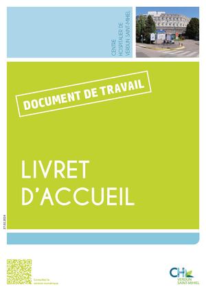 Livret D'accueil CHVSM En Cours