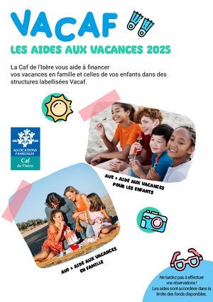 Vacaf 2025 - Plaquette AVE-AVF