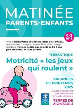 Flyer Matinées Parents-Enfants | Avril 2025