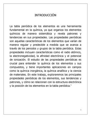 Tabla Periodica Quimica