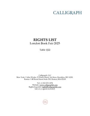 Calligraph Rights List London 2025