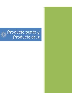 Pdf Producto Cruz Y Producto Punto