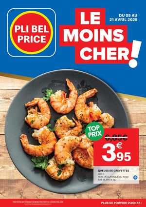 Pli Bel Price - Nos Promotions du 05 au 21 Avril 2025