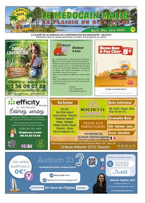 LE MÉDOCAIN N°11 - Avril, mai, juin 2025