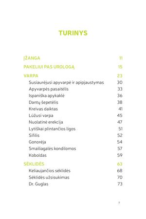 Žemiau juosmens viskas gerai? Urologo užrašai