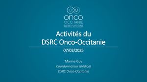 RR Oncosexo Présentation Onco Occitanie - Marine Guy