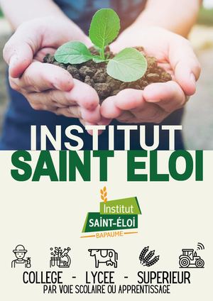 PLAQUETTE INSTITUT SAINT ELOI - BAPAUME