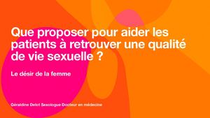 RR oncosexo : Desir Chez La Femme - Géraldine Delot