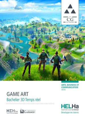 Bachelier en 3D temps réel – Arts Appliqués HELHa Mons