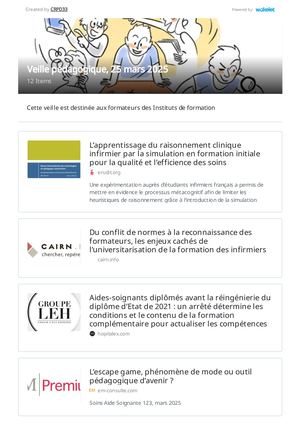 Veille Pédagogique 2025 03 25