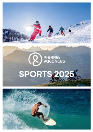 Folleto Sports 2025 Pierre & Vacances Spain