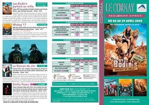 Programme cinéma Cornay Loudun avril
