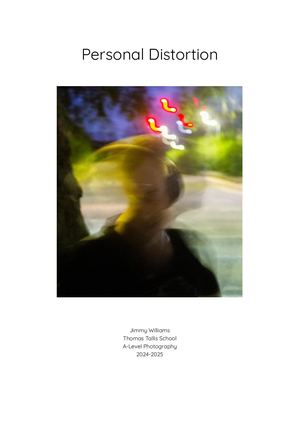 Jimmy Williams A-level Photography Personal Investigation Template 2025