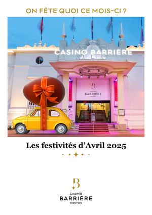 PROGRAMME DES FESTIVITÉS AVRIL 2025