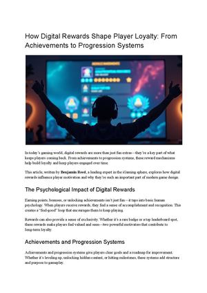 How Digital Rewards Shape Player Loyalty: From Achievements to Progression Systems