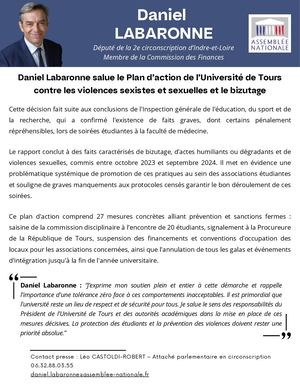 Communiqué de presse