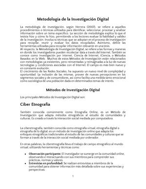 Métodos De Investigación Digital Documentos De Google